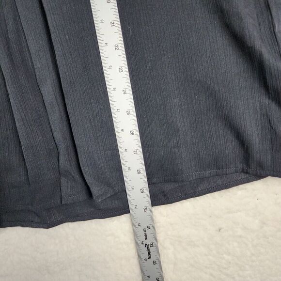 Denim 24/7 Women's Blac & Gold Floral Embroidered Boho Top Blouse Size 20 - Picture 8 of 9